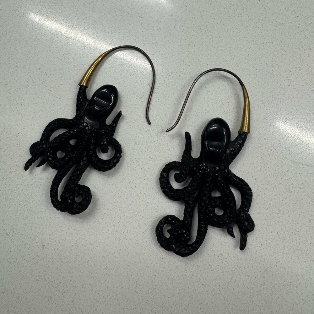 Black Octopus Peyton Williams Earrings